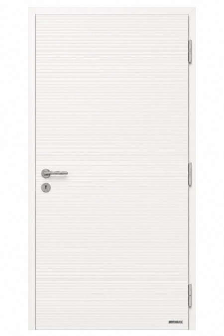 Межкомнатная дверь Hormann BaseLine 900x2100 мм, Рифленая поверхность Duradecor (Белый (RAL 9016), Гладкое полотно) Межкомнатная дверь Hormann BaseLine 900x2100 мм, Рифленая поверхность Duradecor (Белый (RAL 9016), Гладкое полотно)