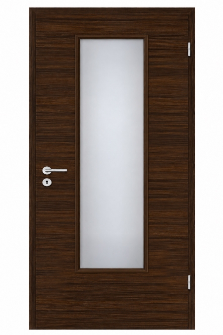 Межкомнатная дверь Hormann BaseLine 800x2000 мм, Натуральный шпон (матовый, Listello) (Мореный дуб, Вырез под остекление (LA)) Межкомнатная дверь Hormann BaseLine 800x2000 мм, Натуральный шпон (матовый, Listello) (Мореный дуб, Вырез под остекление (LA))