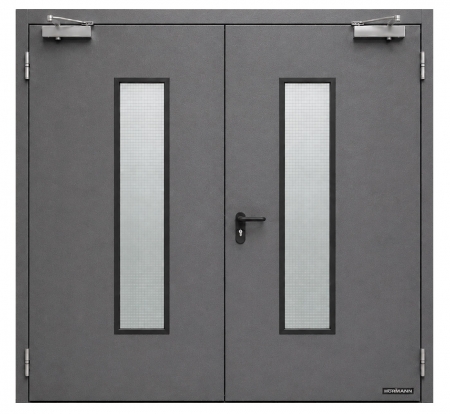 ���� ��������������� ����� Hormann HC60N 2-���������� � ����������� 1400x2000 �� ������� Silkgrain 3D