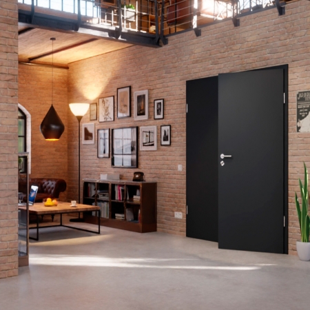 Межкомнатная дверь Hormann Proline Duradecor с фальцем, 2-створчатая Межкомнатная дверь Hormann Proline Duradecor с фальцем, 2-створчатая