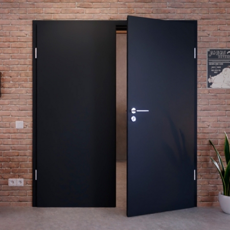 Межкомнатная дверь Hormann Proline Duradecor с фальцем, 2-створчатая Межкомнатная дверь Hormann Proline Duradecor с фальцем, 2-створчатая