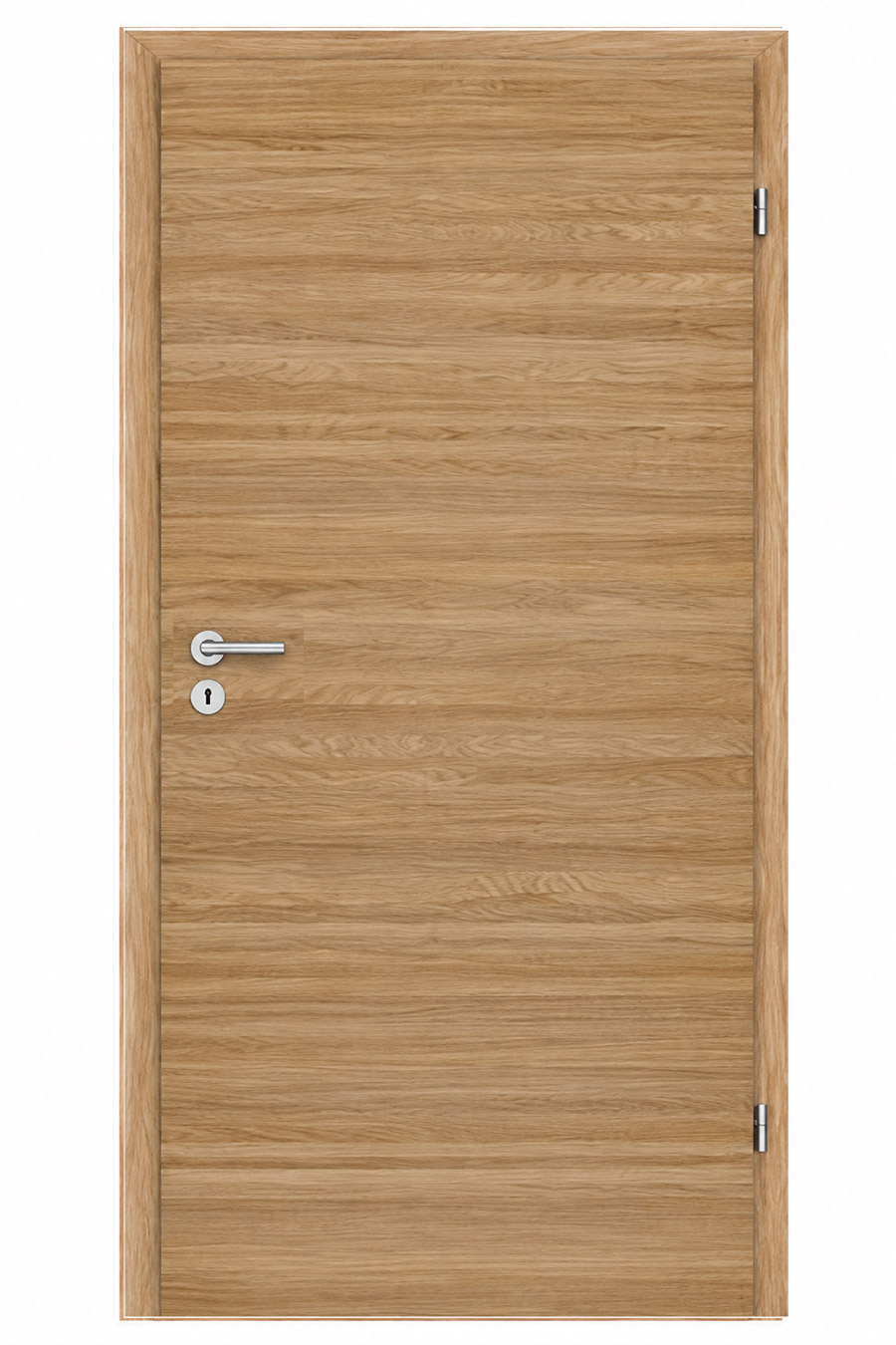 Дверь межкомнатная Hormann BaseLine 700x2100 мм, Натуральный шпон (матовый, Listello) (Белый дуб, Гладкое полотно) Дверь межкомнатная Hormann BaseLine 700x2100 мм, Натуральный шпон (матовый, Listello) (Белый дуб, Гладкое полотно)