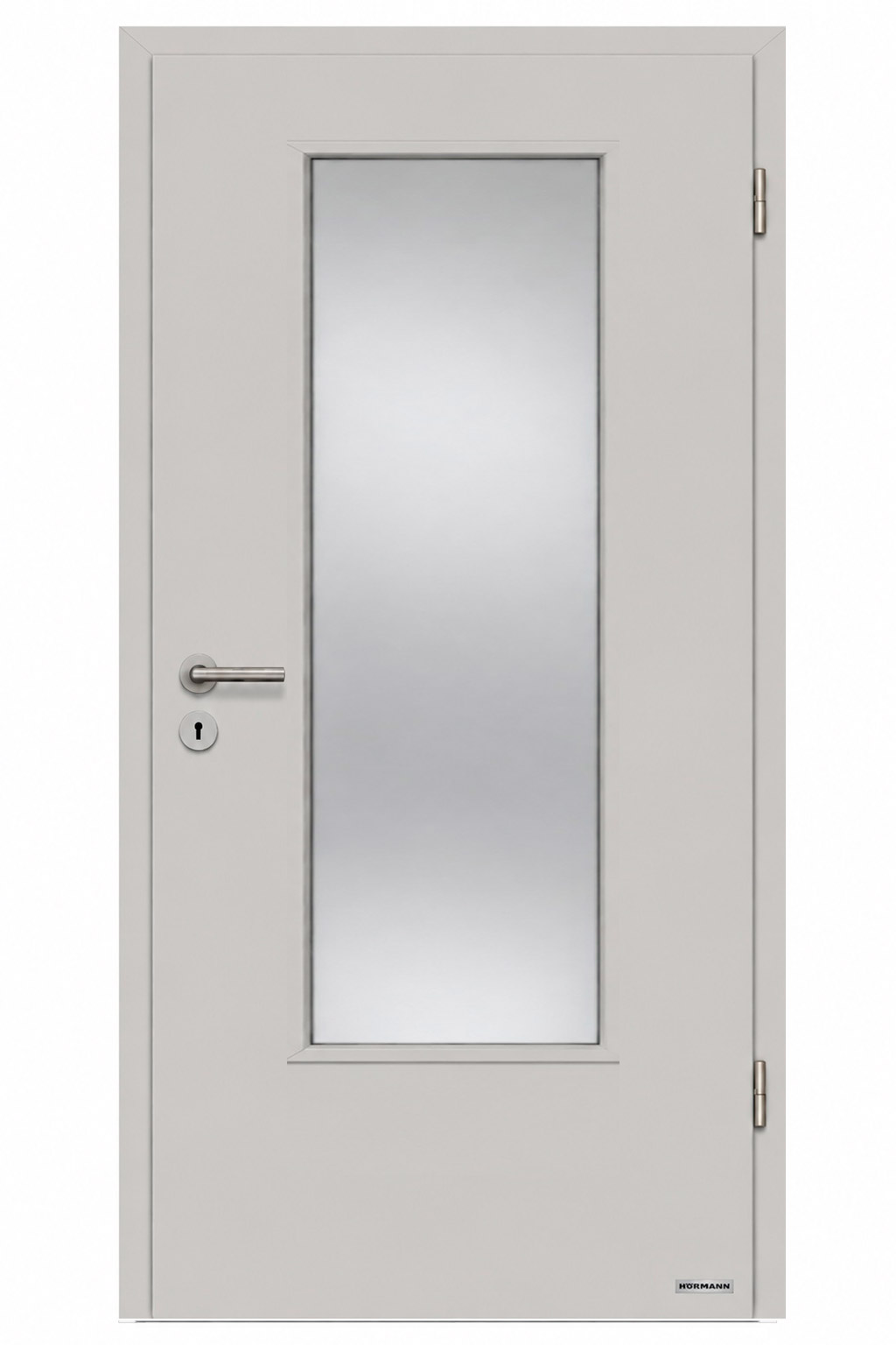 Межкомнатная дверь Hormann BaseLine 800x2000 мм, Ультраматовая поверхность Duradecor (Светло-серый (RAL 7035), Вырез под остекление (LA)) Межкомнатная дверь Hormann BaseLine 800x2000 мм, Ультраматовая поверхность Duradecor (Светло-серый (RAL 7035), Вырез под остекление (LA))