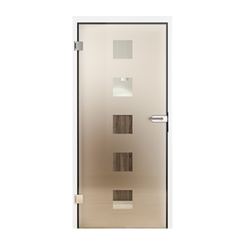 Стеклянная межкомнатная дверь Hormann GlassLine, мотив Corbus