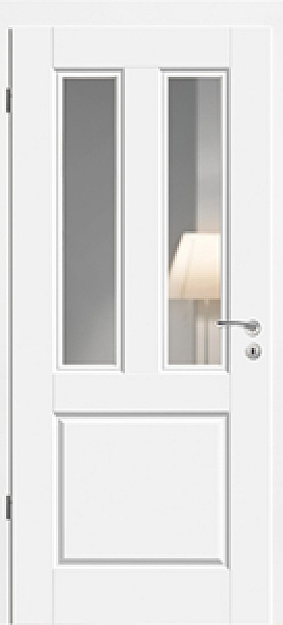 Межкомнатная дверь Hormann ClassicLine Kontura, гладкая поверхность Duradecor, белый (RAL 9016)