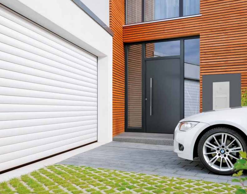 Рулонные ворота гаражные для автоматические hormann