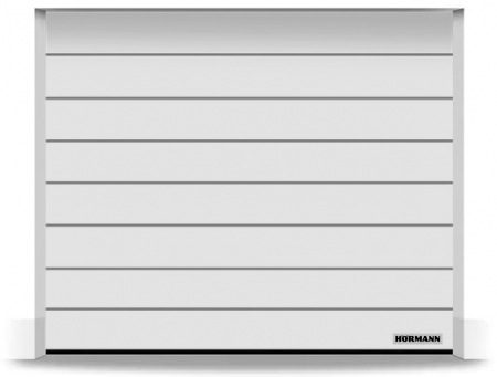 Гаражные секционные ворота Hormann RenoMatic Woodgrain М-гофр RAL 9016 (комплект ворот включая привод HyperMatic 800 и тяга FS60)